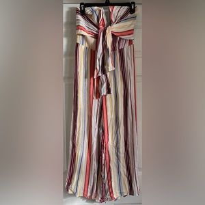 Rue 21 Striped Halter Jumpsuit